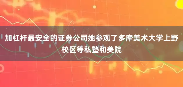 加杠杆最安全的证券公司她参观了多摩美术大学上野校区等私塾和美院